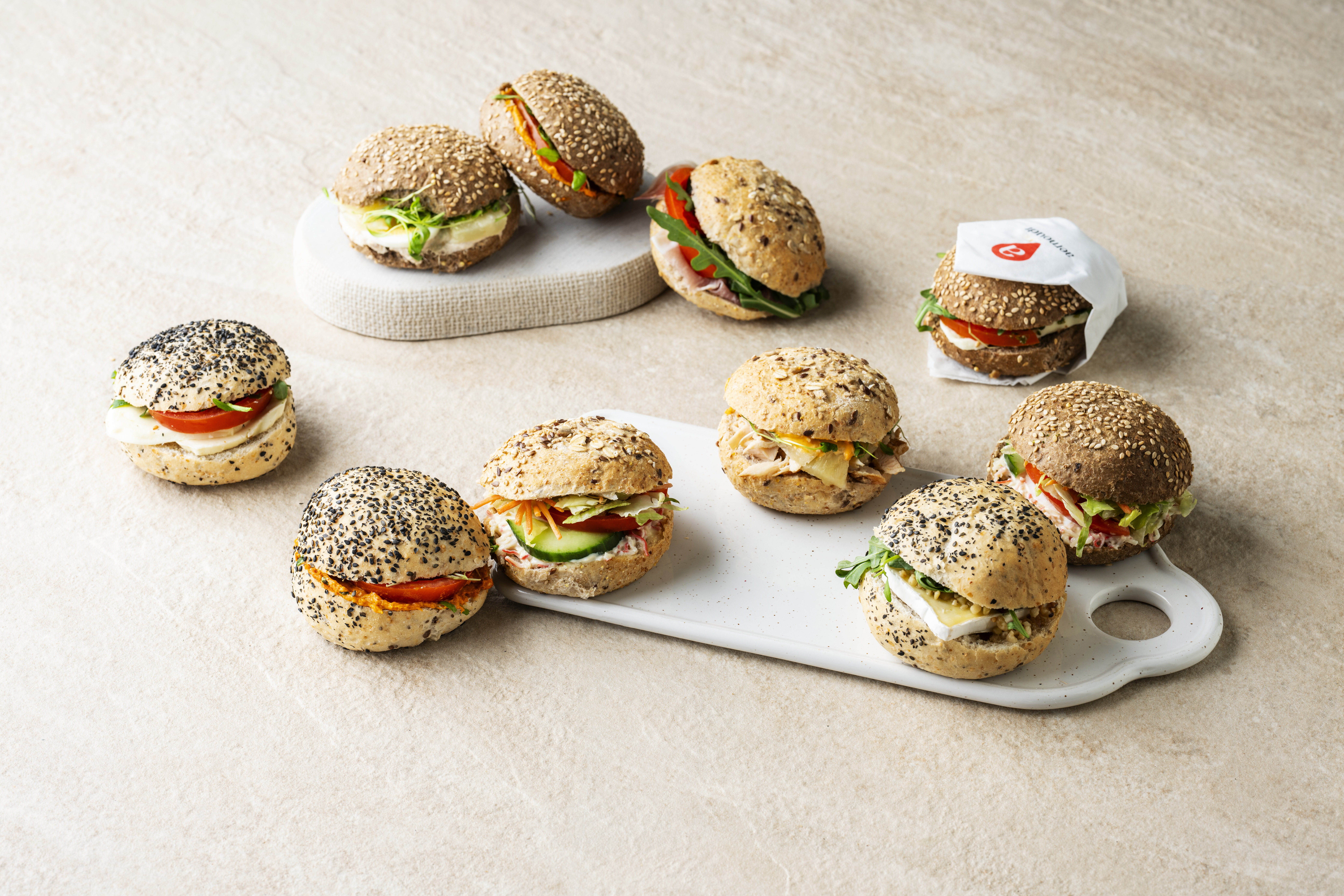 Luxe assortiment met groenten