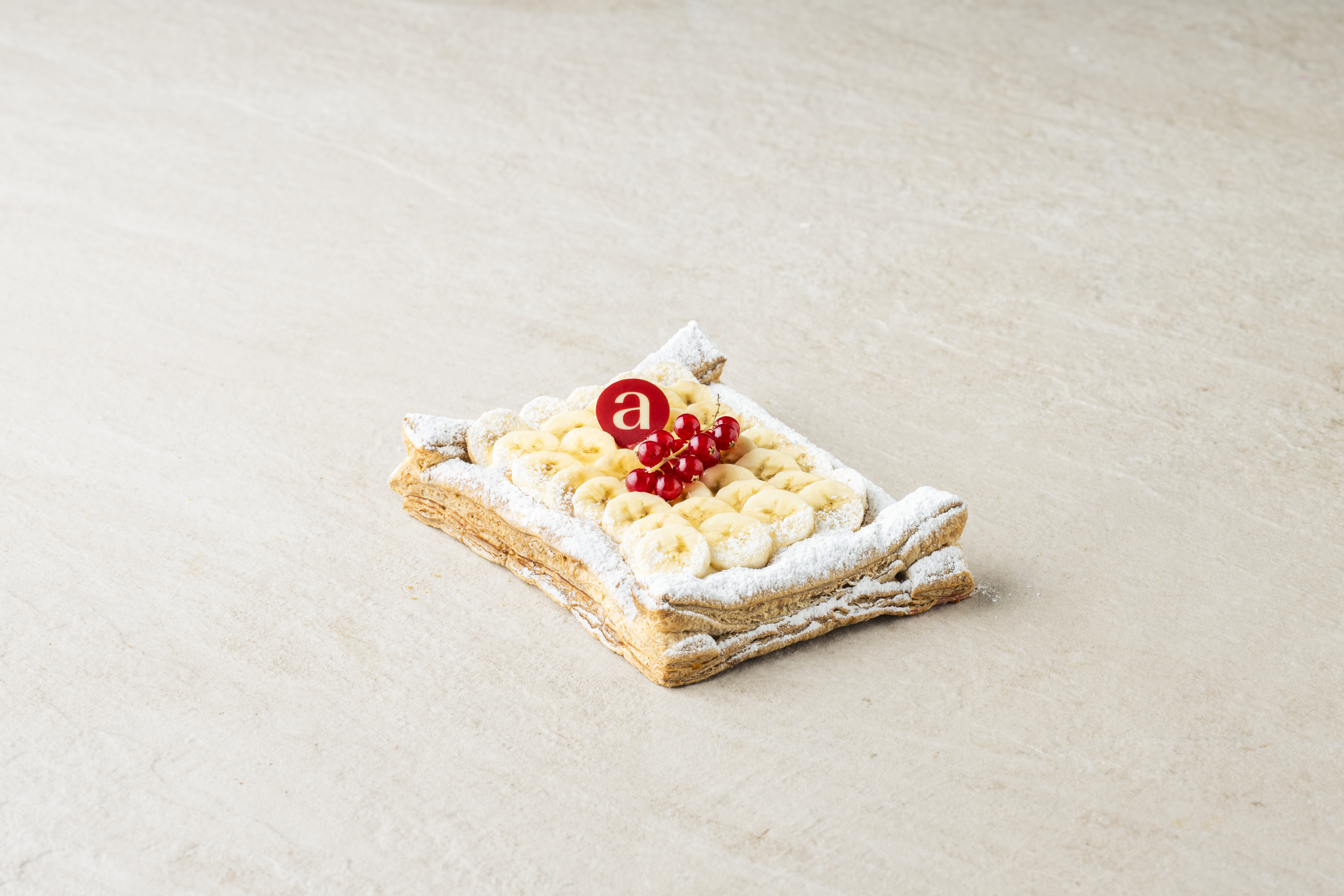 Bananentaart bladerdeeg