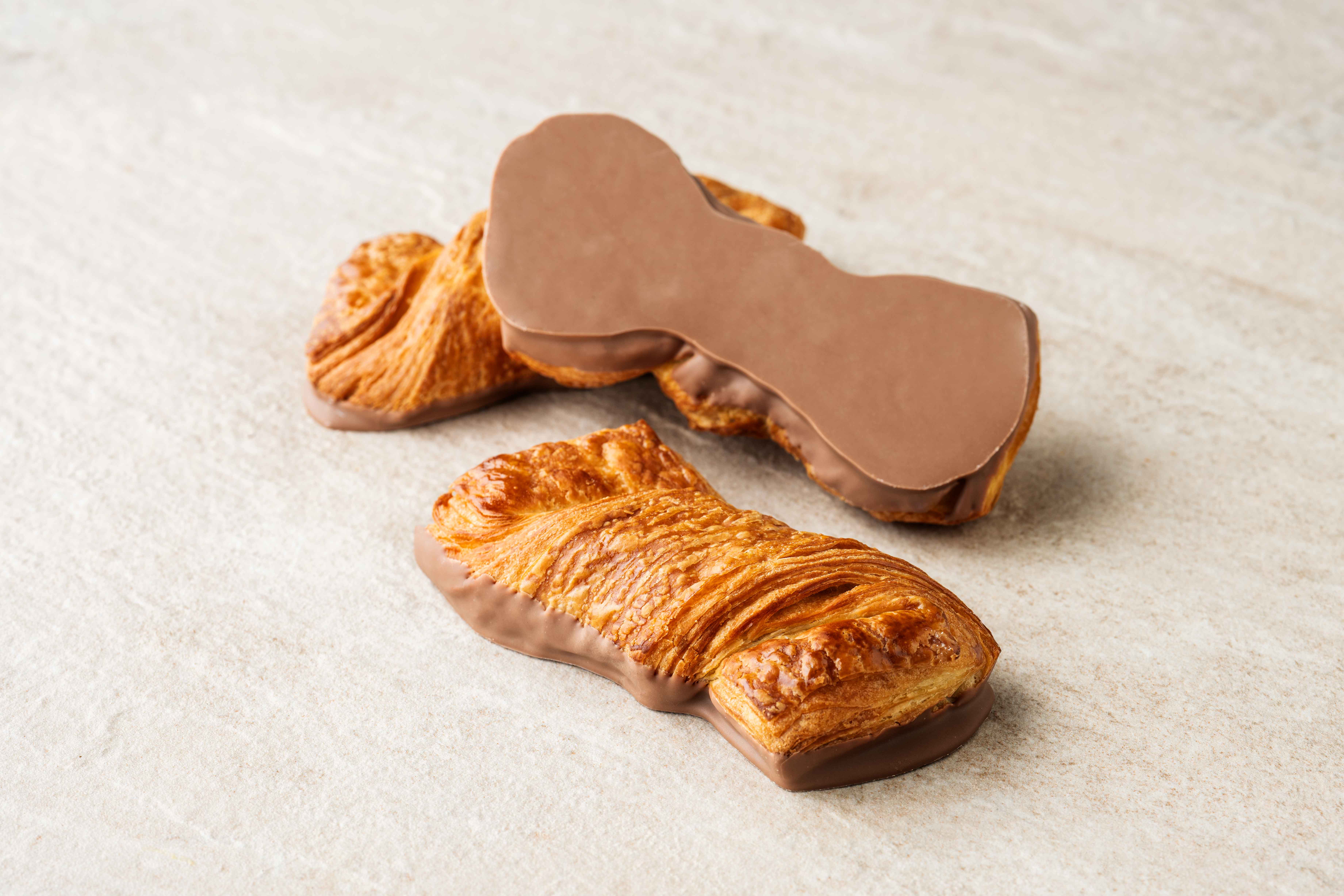Strik met melkchocolade